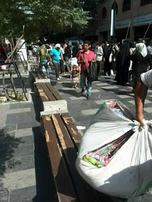 اعتراض دست فروشان در تهران