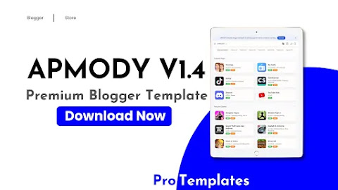 APMODY V1.4 Premium Blogger Template Free Download