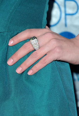 Ashley Bell's Blue Sapphires and Diamond Ring2