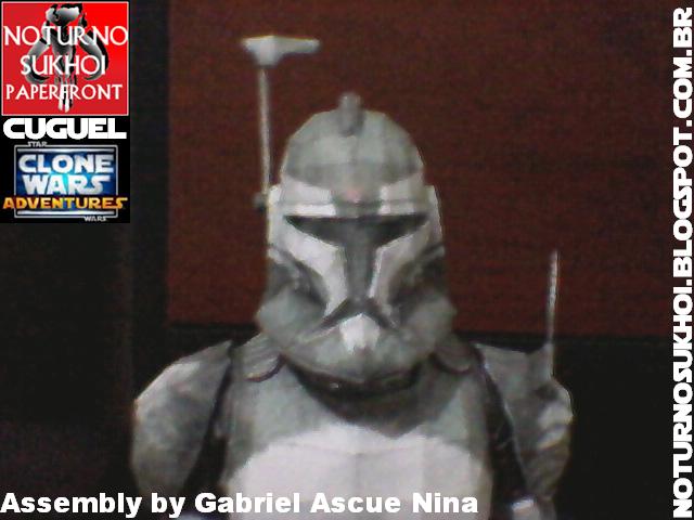 Commander Wolffe Papercraft