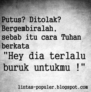 Gambar Foto DP BBM Jomblo Galau Sedih Lucu  Caption 