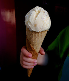 Helado de limón y queso mascarpone