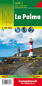 La Palma, mapa excursionista WKE 2. Escala 1:30.000. Freytag & Berndt.: Walking Map (Wander Karte)