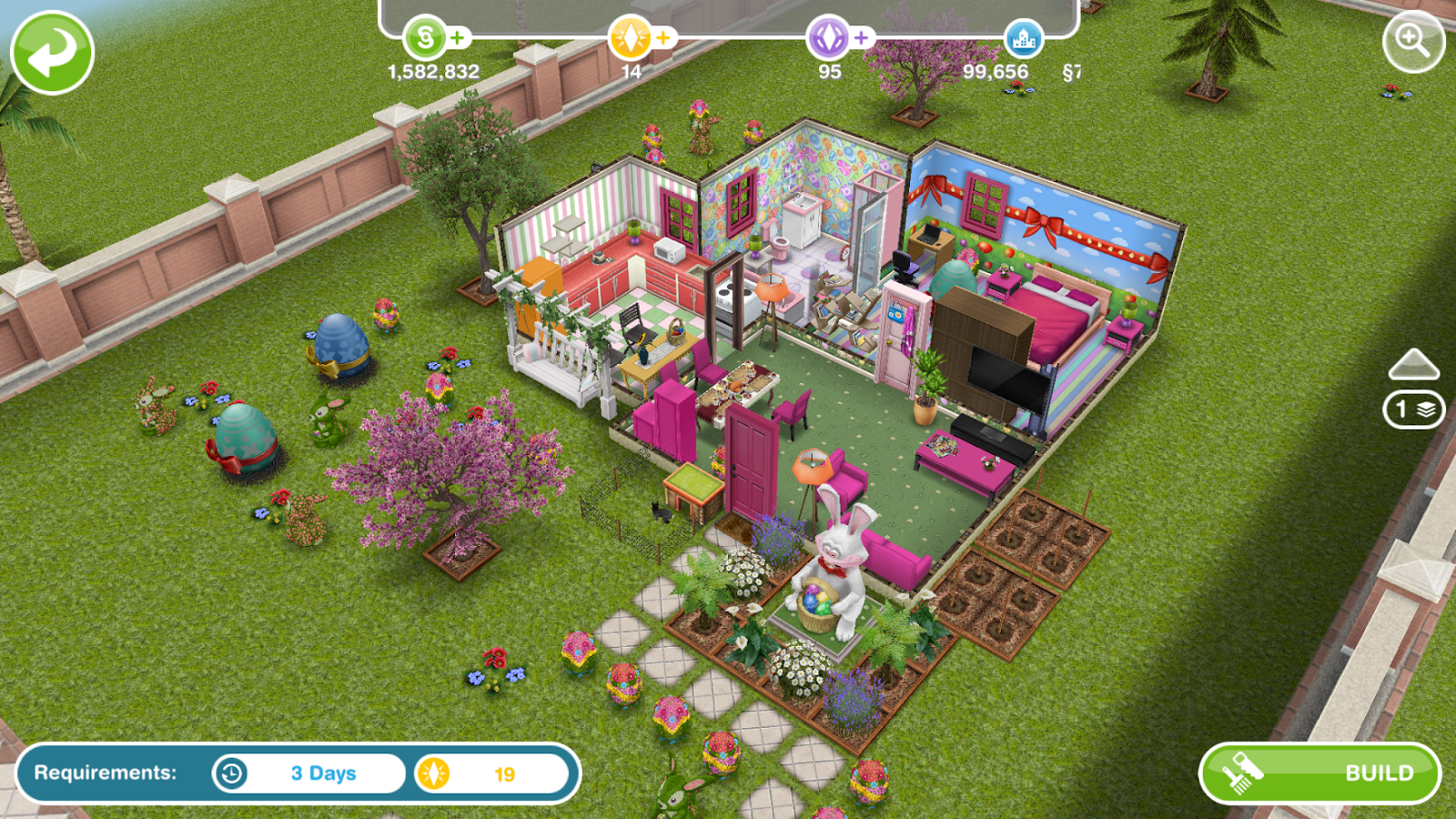 Sims Freeplay Architect Homes Easter Edition ...