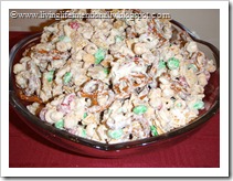 Christmas chex mix