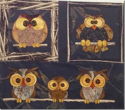 sewn together