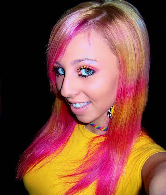 Rainbow Colored Hair