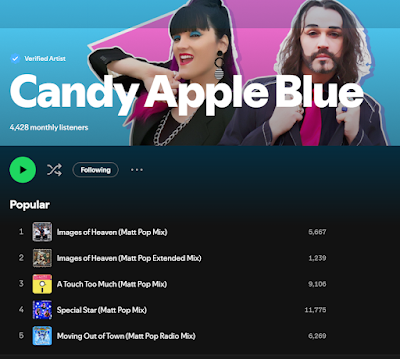 Candy Apple Blue Matt Pop Spotify