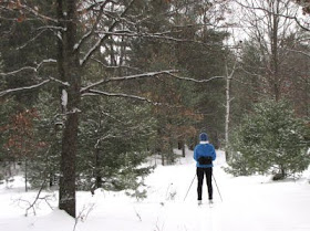 skiing at Pentwater Pathway