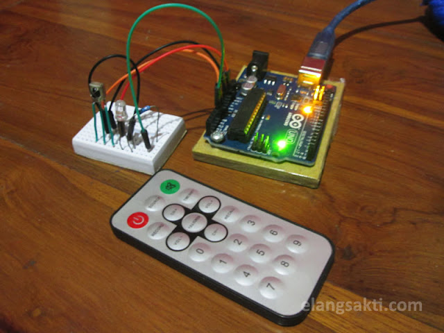 Arduino remote control lampu - persiapan alat