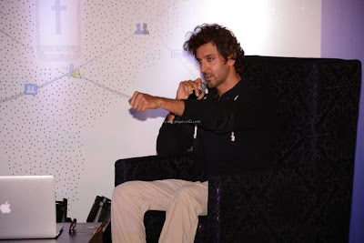 Hrithik Roshan at the launch of first look of Krrish 3 motion poster