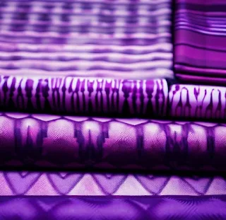 Purple African cloth