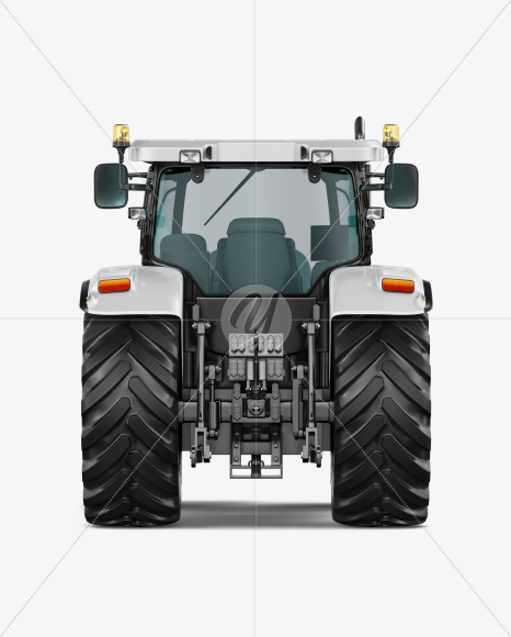 Tractor Mockup - Back View
