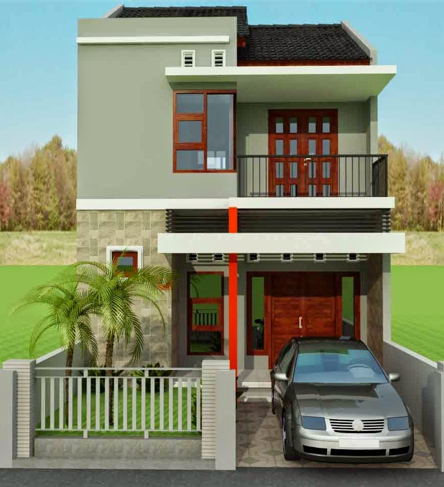 Desain Rumah Minimalis 2 Lantai Tahun 2014 Gambar Foto Desain Rumah