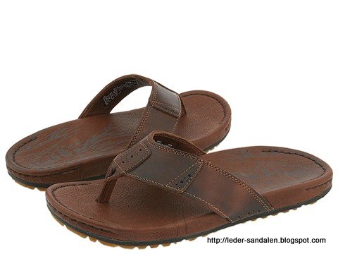 Leder sandalen:leder353419