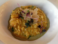 Risotto w/ prawns and curry