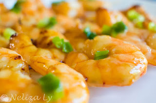 Airfryer Mandarin Shrimp Skewers