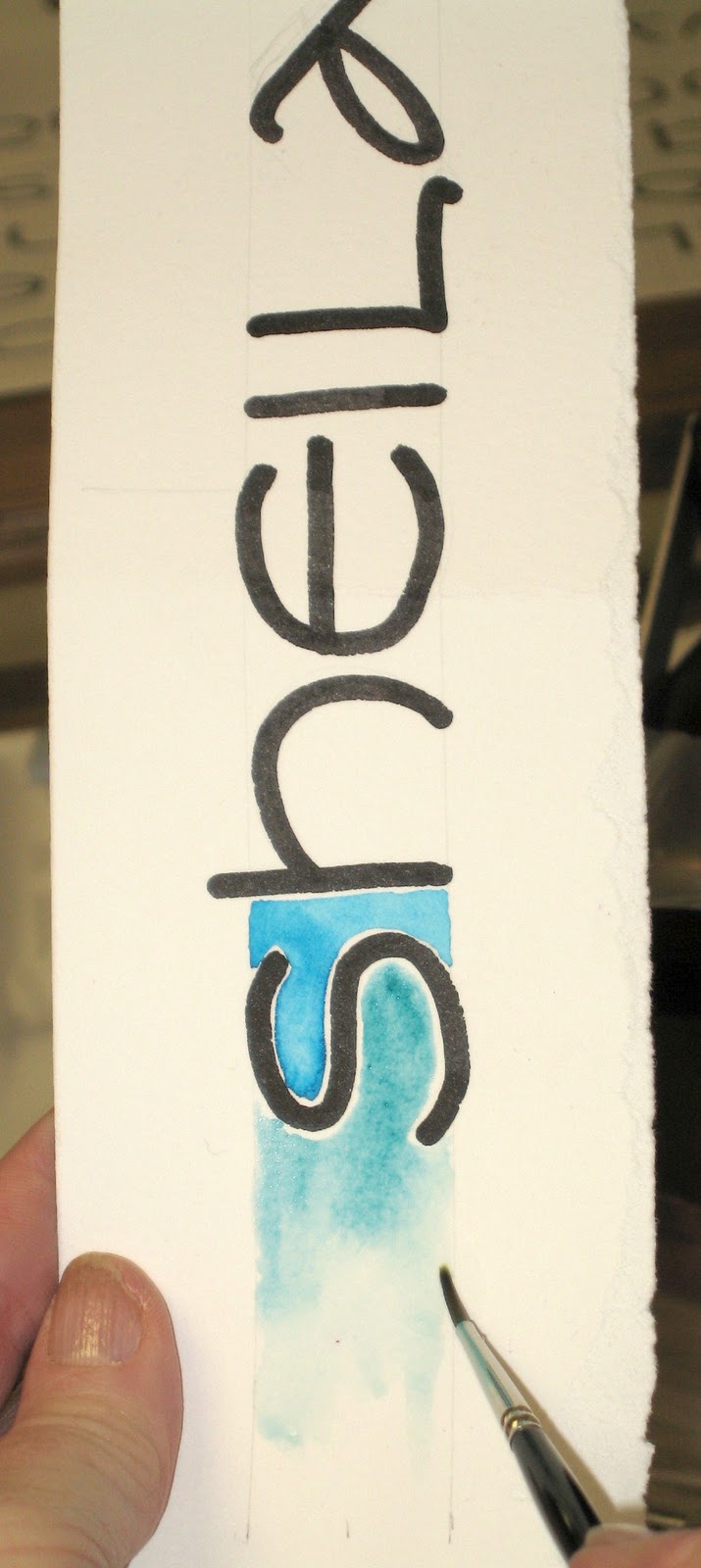 DeAnn Singh Calligraphy: March 7, 2011 - Beverly Hills Adult School Uncial  Class #7