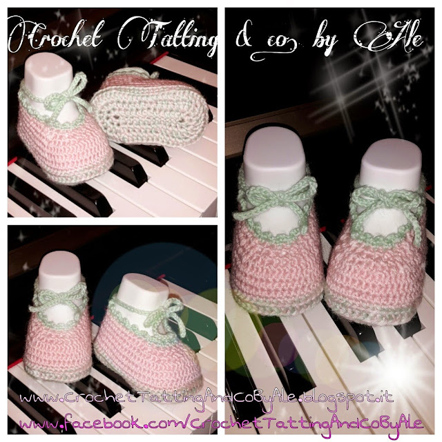 Crochet pattern baby shoes