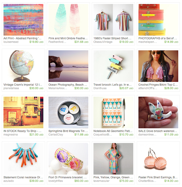 Sun-soaked giftguide on Etsy