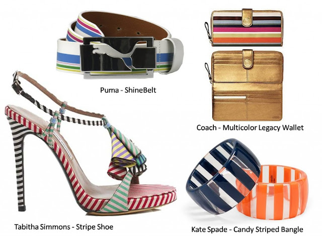 Winter Fashion Stripes Accessories Trend