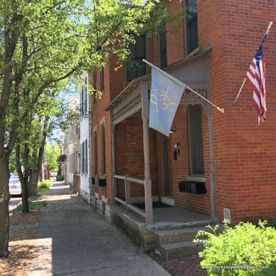 exterior of The Whittier Suites at German Village Guesthouse in German Village in Columbus, Ohio