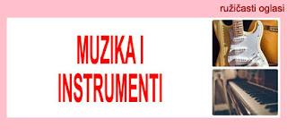 11. MUZIKA I INSTRUMENTI RUŽIČASTI OGLASI