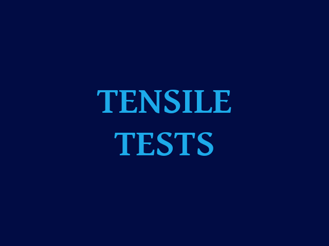 SM211 - Tensile Tests Experiment