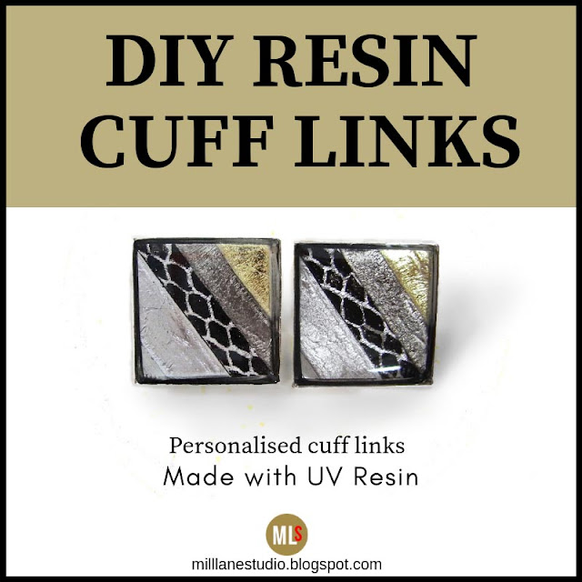 UV Resin Cuff Links title sheet