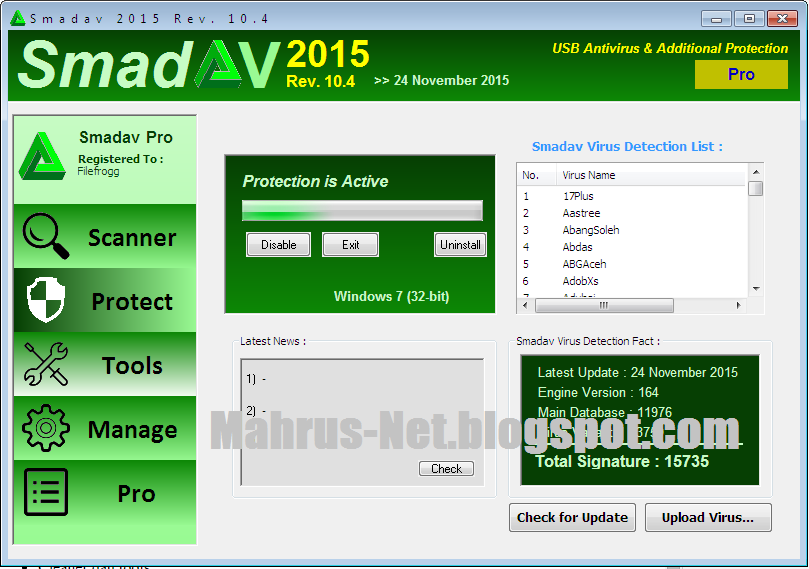 Download SmadAV PRO Terbaru 2015 Rev 10.4 Full Serial 