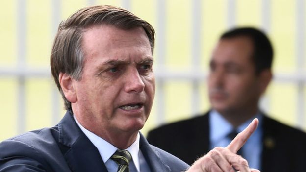 President Bolsonaro has previously dismissed precautions against coronavirus as "hysteria"