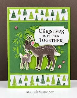3 Stampin' Up!  Reindeer Fun Christmas Cards | Reindeer Days Suite | www.juliedavison.com #stampinup