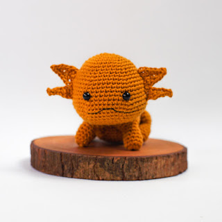 Blurp guardian of Galaxy amigurumi crochet doll