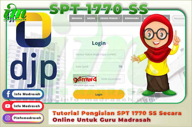 Tutorial Pengisian SPT 1770 SS Secara Online Untuk Guru Madrasah