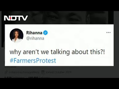 rihanna tweet farmer protest, kangana ranawat tweet farmer protest