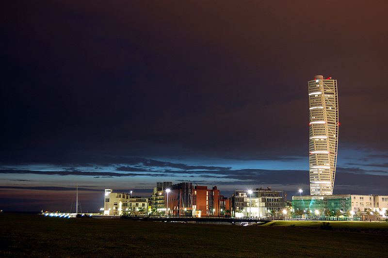 The tallest building in Scandinavia is the Turning Torso in Malmo Sweden