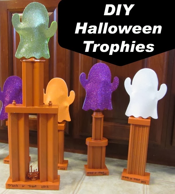 CONTROLLING Craziness DIY  Halloween  Trophies  for Trunk or 
