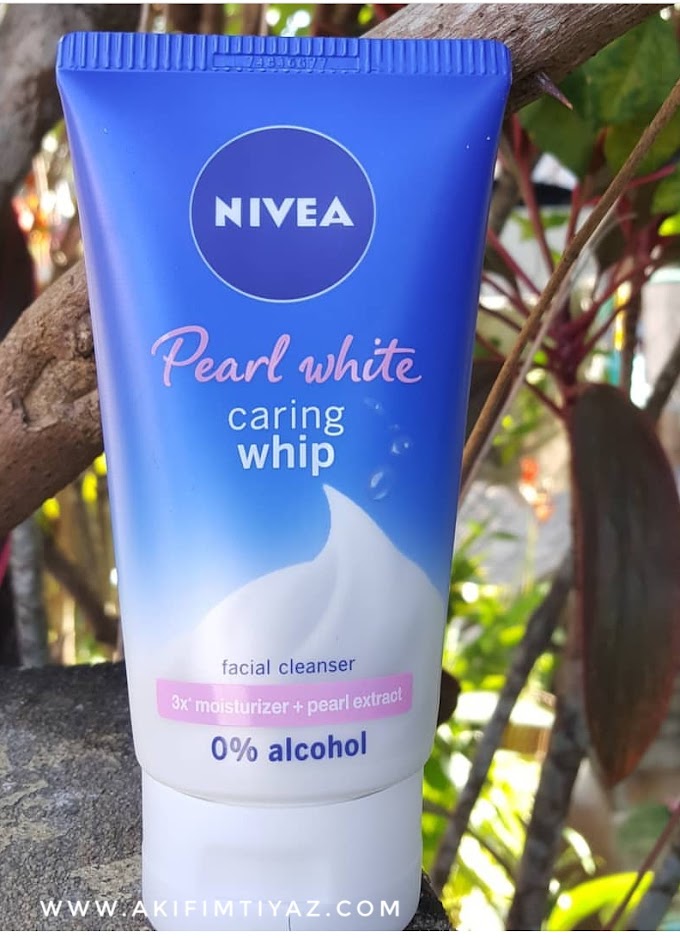 NIVEA Pearl White Caring Whip Untuk Kulit Wajah Segar Dan Bermaya