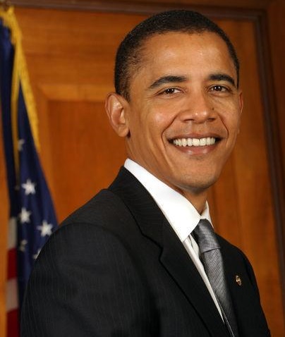 Foto de Barack Obama bien vestido