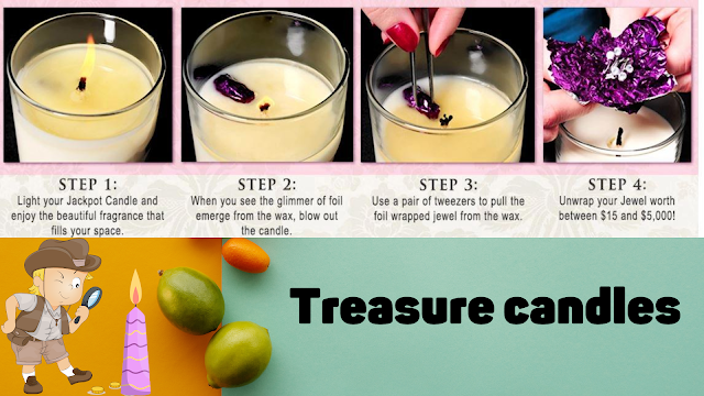 How to make hidden treasure candles