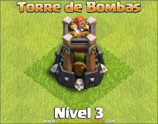 Nova Defesa: Torre de Bombas Nível 3