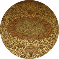Kashmir carpets made in silk