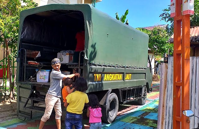 Kekeluargaan dan Humanis, Lantamal VI Tertibkan 52 KK Yang menempati Lahan TNI AL 