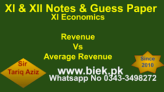 Revenue Vs Average Revenue