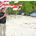 Sambut HUT Kemerdekaan RI ke 78, Ratusan Bendera Merah Putih Dikibarkan di Pulau Senoa Natuna