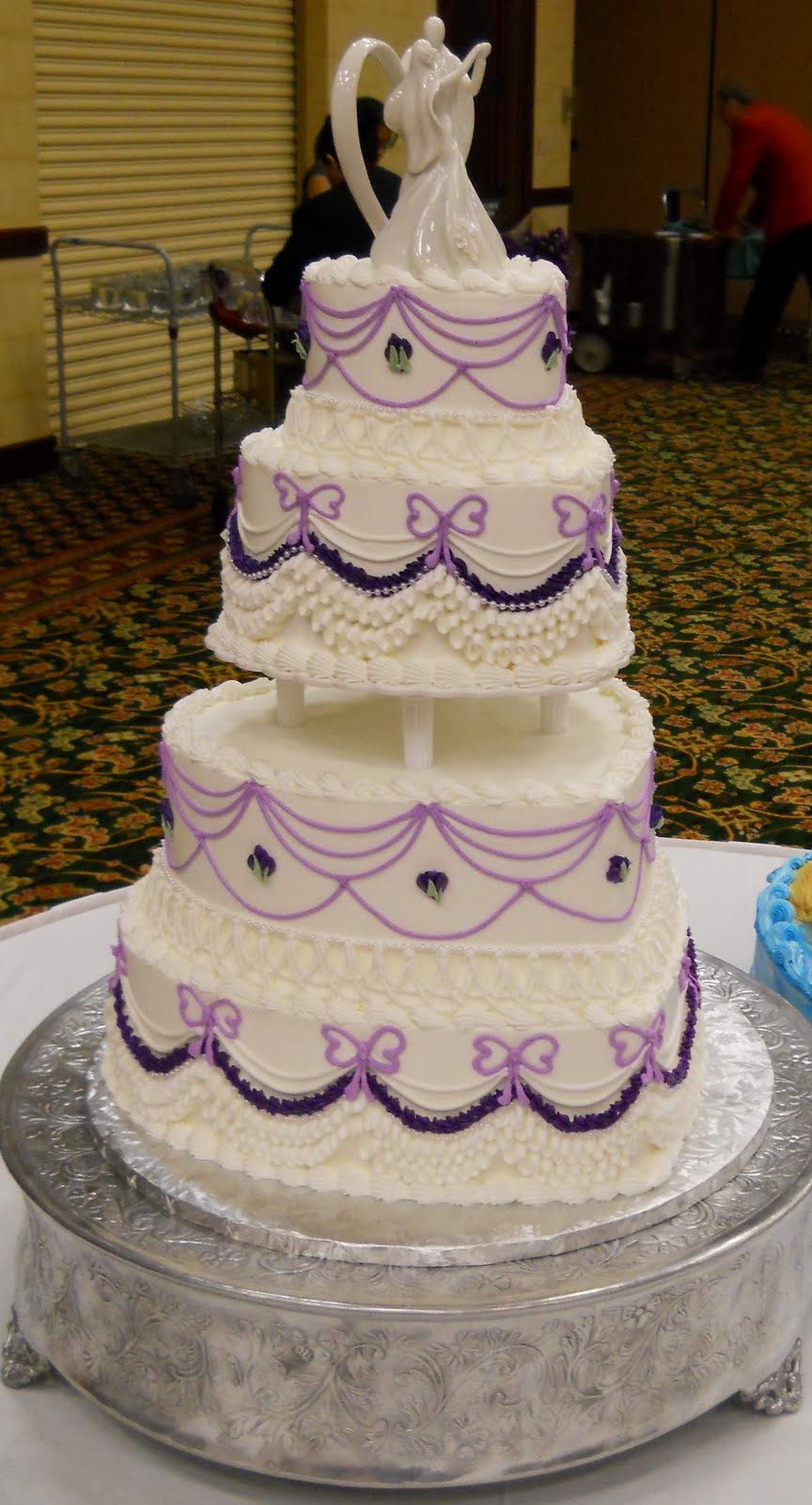 purple castle wedding cakes