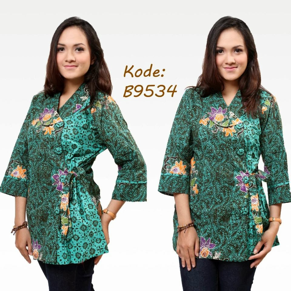 Glow's Shop: BLUS BATIK KANCING TALI SAMPING #RP. 107.000