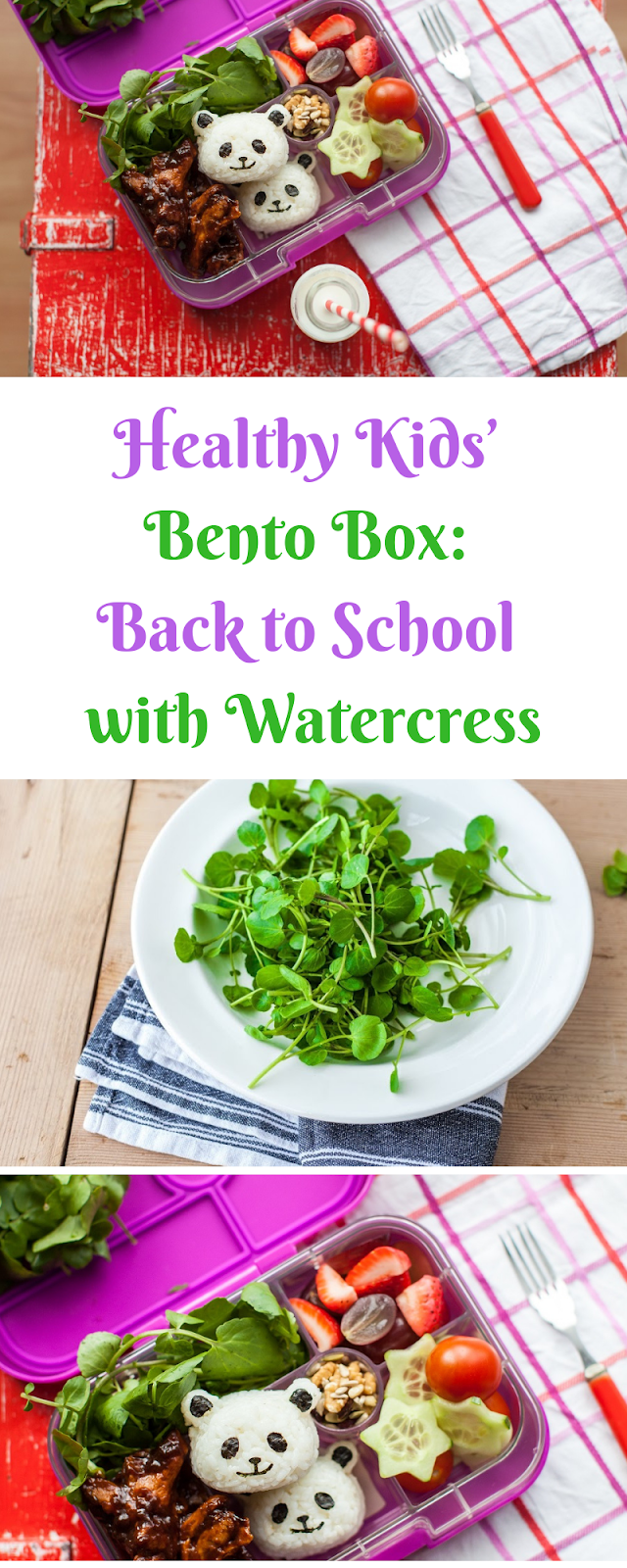 Healthy Kids’ Bento Box: Back to School with Watercress