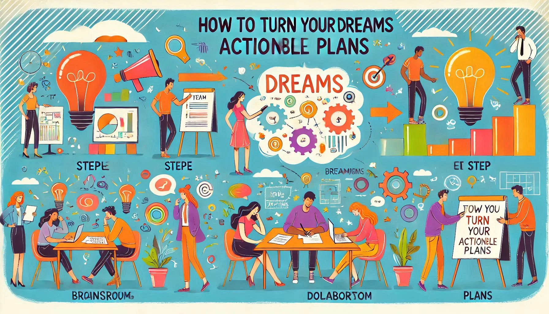 Learn practical steps to transform your aspirations into achievable milestones. Discover how to define your dreams clearly, break them down into smaller goals, create a detailed plan, take action, monitor your progress, seek support, and stay motivated. Explore real-life examples and strategies to help you turn your dreams into reality.