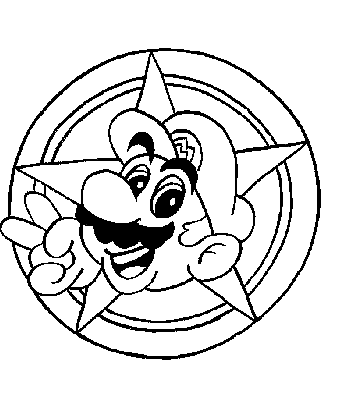 Baby Mario Coloring Pages